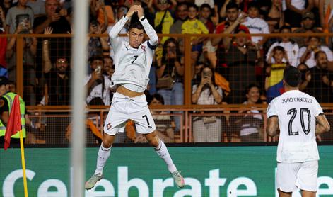 Ronaldo z dvema goloma in novim rekordom