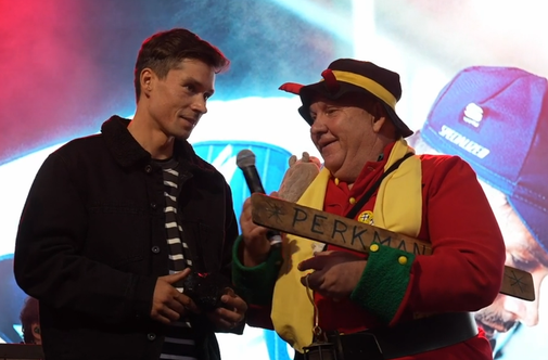 V Zagorju ob Savi rdeča preproga za rdečega Primoža Rogliča #video