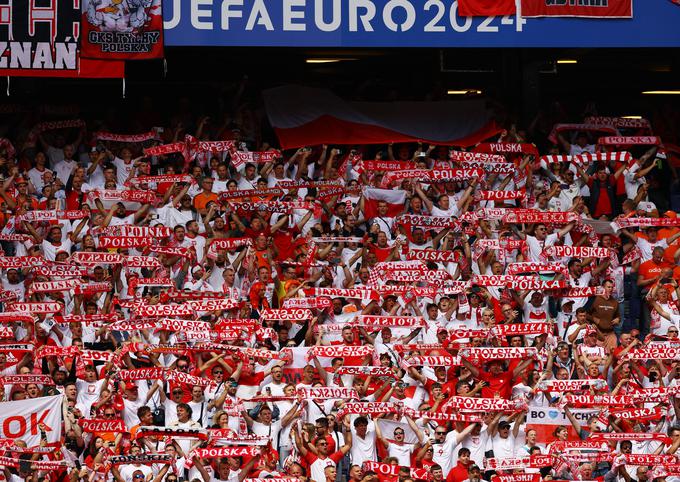 Poljski navijači. | Foto: Reuters