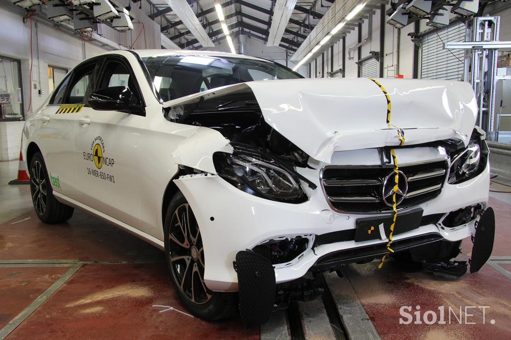 Varnostni test Euro NCAP september 2016 - Mercedes, Subaru, Peugeot