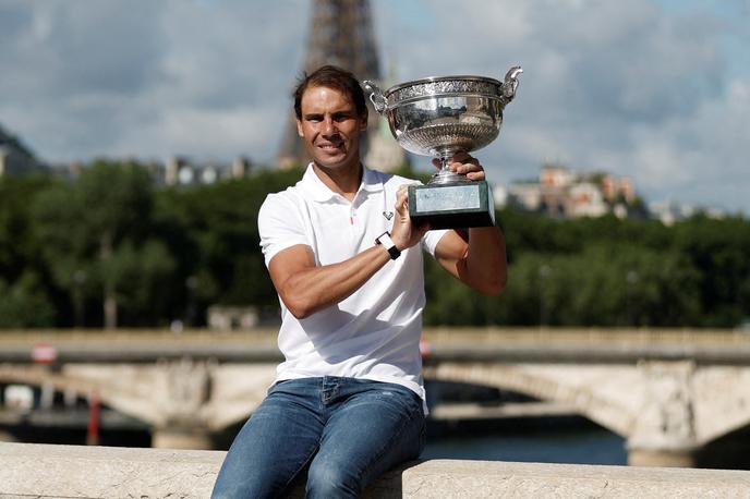 Rafael Nadal Pariz 14 naslov | Rafael Nadal je osvojil OP Francije že 14. v karieri, na turnirjih za grand slam pa je zbral že rekordnih 22 lovorik! | Foto Reuters