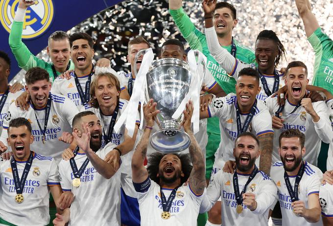 Real Madrid je velik specialist za največje evropske finale. To bo že njegov 18., v preteklosti pa jih je od 17 dobil kar 14, kar je imeniten dosežek. Real tako dobiva finale z 82-odstotno uspešnostjo. | Foto: Reuters
