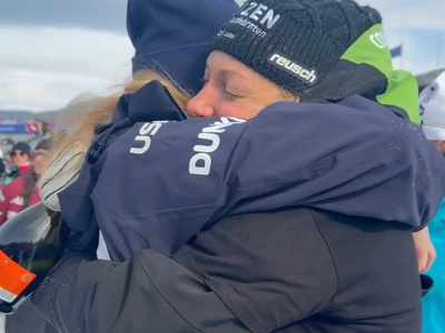 Ilki Štuhec se je na poseben način poklonila tudi Mikaela Shiffrin