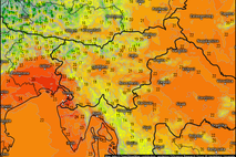 Temperature danes