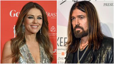 Nov zvezdniški par: našla sta se Elizabeth Hurley in Billy Ray Cyrus