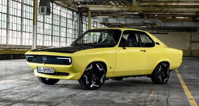 Avtomobilski oblikovalci se zatekajo k preteklosti. Opel je za ta električni koncept uporabil poteze mante. | Foto: Opel