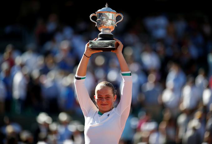 Jelena Ostapenko je dosegla največji uspeh v zgodovini latvijskega tenisa. | Foto: Reuters