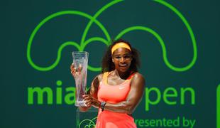 Serena še osmič na prestolu Miamija