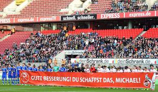 Köln je strastnemu navijaču Schumacherju poslal ganljivo sporočilo 
