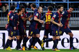 El clasico že naslednji teden: Barcelona izločila Malago
