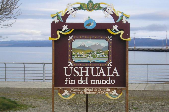 Ushuaia na jugu Argentine, kjer je Oliver začel svojo pot proti severu Aljaske. | Foto: osebni arhiv/Lana Kokl
