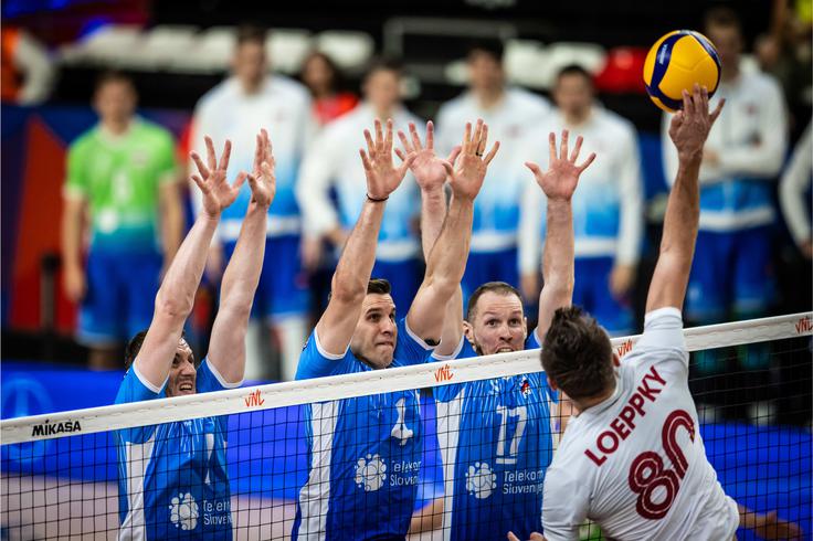 Odbojkarska liga narodov, Slovenija - Kanada | Foto: Volleyball World