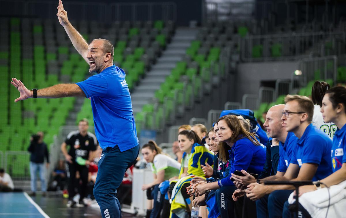 Prijateljska tekma Slovenija - Madžarska, slovenska ženska rokometna reprezentanca Dragan Adžić | Slovenke so klonile proti Hrvaški. | Foto Grega Valančič/Sportida