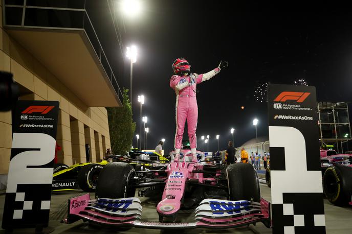 Sergio Perez | Sergio Perez slavi premierno zmago. | Foto Reuters