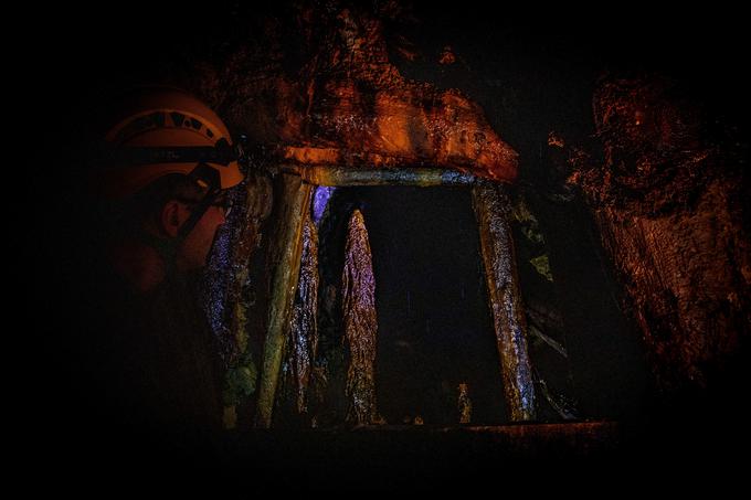 Kralj kapnikov v rudniku Sitarjevec meri kar 180 cm. | Foto: TIC Litija  | Foto: 