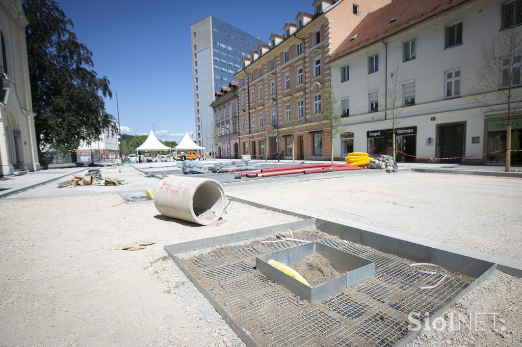 Prenova Gosposvetske ceste v Ljubljani.