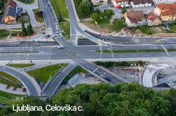Zaradi del na Celovški cesti že prvi dan veliki zastoji, tako bo do konca avgusta
