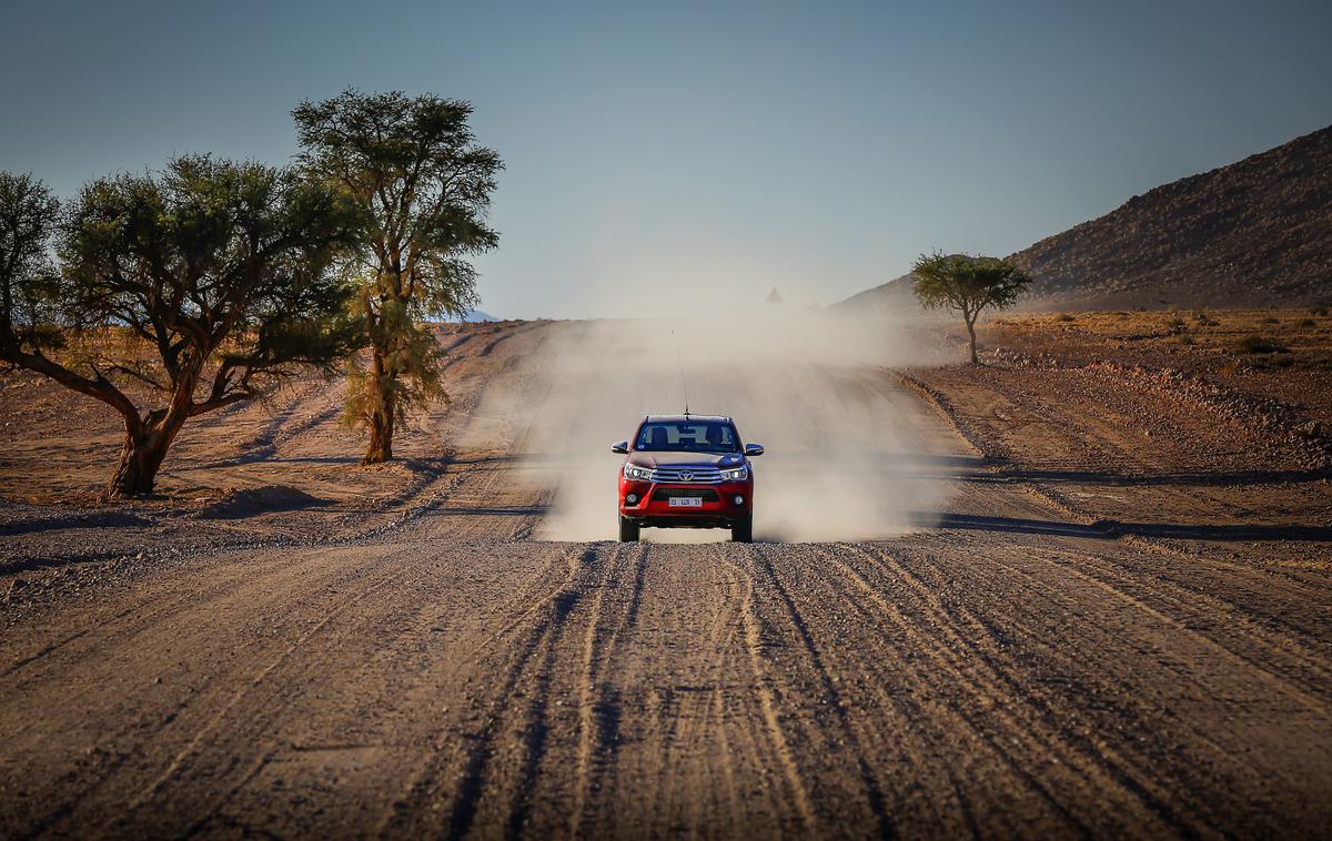 Peščene avtoceste Afrike - prah Nambijie | Foto Toyota