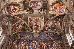 Na dražbo Michelangelova risba za poslikavo Sikstinske kapele