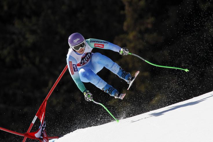 Tina Maze in rekordnih 2414 točk. | Foto: Getty Images