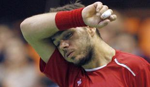 S poškodbami se ukvarja tudi Stanislas Wawrinka