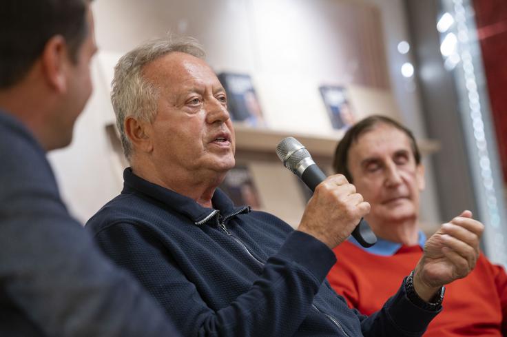 Najbolj neposrednem je bil Zmago Sagadin. | Foto: Boštjan Podlogar/STA