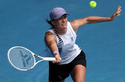 Swiatek zlahka do zmage, izpadli pa Gauff in Paolini