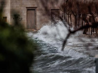 Dalmacija z eno najhujših plim v zadnjem desetletju #foto