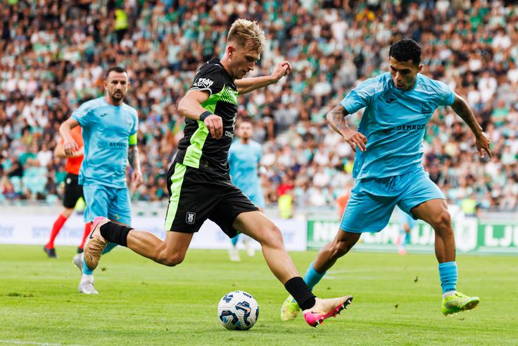 Olimpija bo v četrtek v gosteh igrala povratno tekmo kvalifikacij za konferenčno ligo. Na prvi v Stožicah je bil rezultat 0:0. | Foto: Grega Valančič