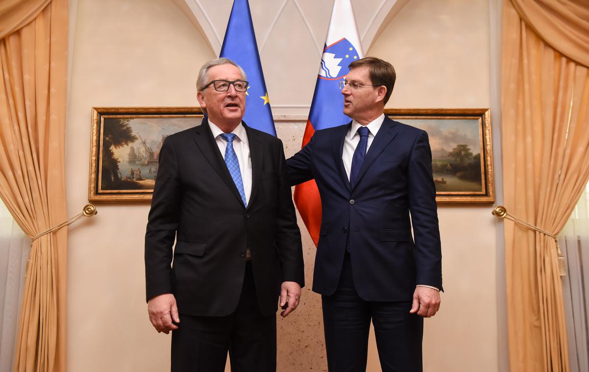 Jean-Claud Juncker in Miro Cerar | Foto STA