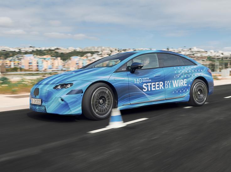 Mercedes EQS steer-by-wire | Foto: Mercedes-Benz