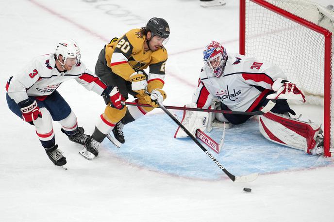 Vegas Golden Knights | Hokejisti Vegas Golden Knights so z zmago proti Washington Capitals ohranili upe za uvrstitev v končnico. | Foto Reuters