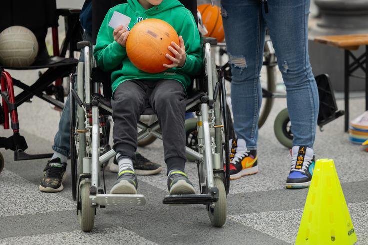 V Ljubljani se je danes začel 19. mednarodni festival Igraj se z mano, ki ga organizirata Center Janeza Levca Ljubljana in Društvo za kulturo inkluzije. | Foto: STA
