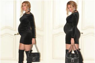 Beyonce oboževalcem postregla z novimi nosečniškimi fotografijami