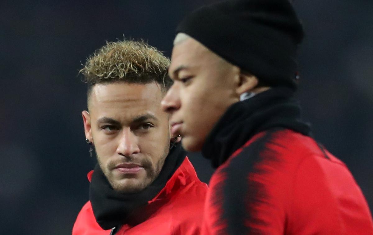 Kylian Mbappe, Neymar | Kylian Mbappe in Neymar bosta danes s PSG gostovala pri Realu, pri katerem se že nekaj časa spogledujejo z njima. | Foto Reuters