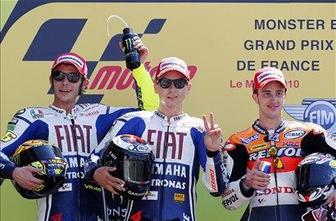 V MotoGP Lorenzo pred Rossijem