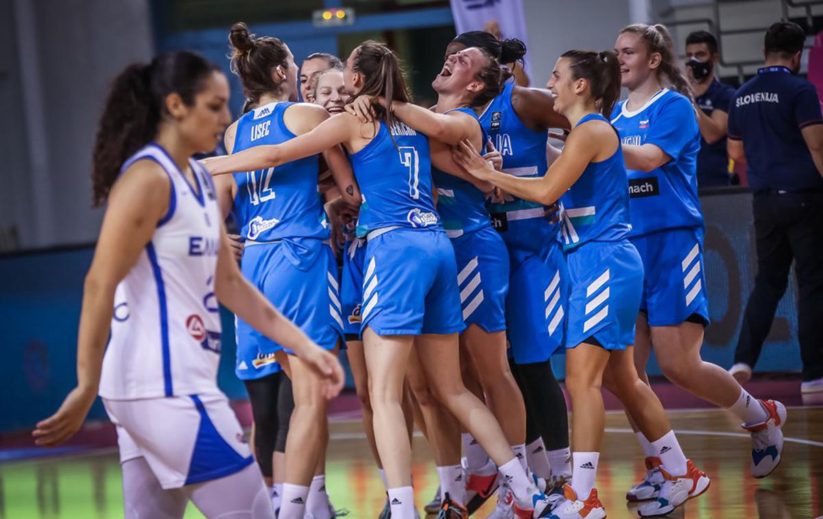 Kvali za EuroBakset Grčija - Slovenija | Slovenke so v Grčiji naredile pomemben in najbrž že odločilen korak proti EuroBasketu 2021. | Foto FIBA