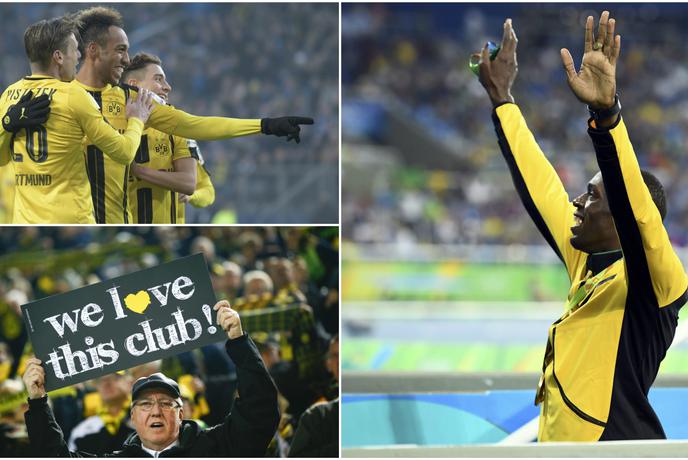 Usain Bolt bo treniral z nogometaši Borussie Dortmund