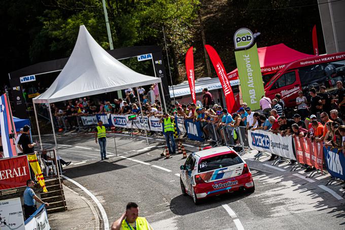 Aleš Prek (honda civic) je v Buzetu potrdil naslov evropskega podprvaka. | Foto: WRC Croatia