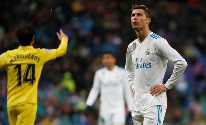 Cristiano Ronaldo, zlata žoga za sezono 2017, je padel v črno luknjo in ne najde izhoda. | Foto: Reuters
