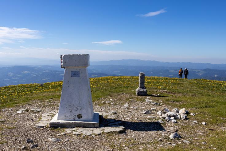 Vrh Blegoša, ki ima 1.562 metrov. | Foto: Matej Podgoršek