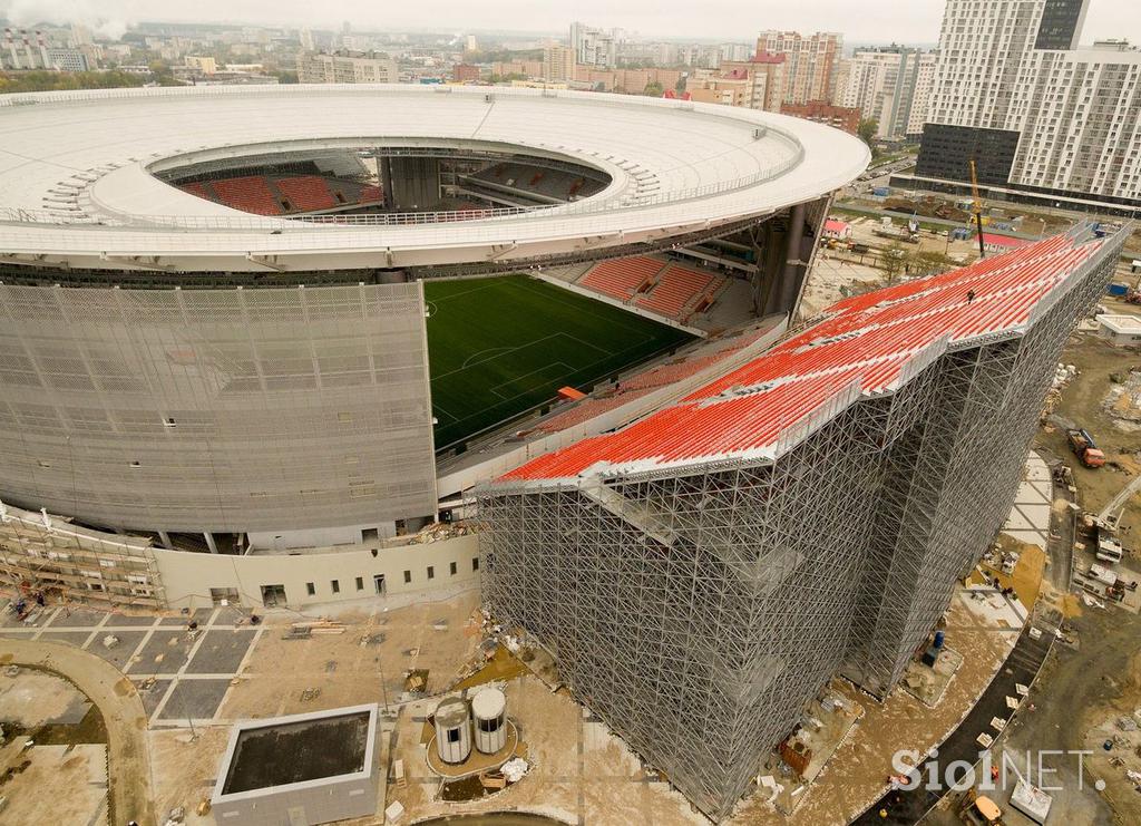 Jekaterinburg Štadion SP 2018 Rusija