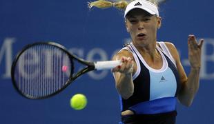 Carolina Wozniacki se je namučila