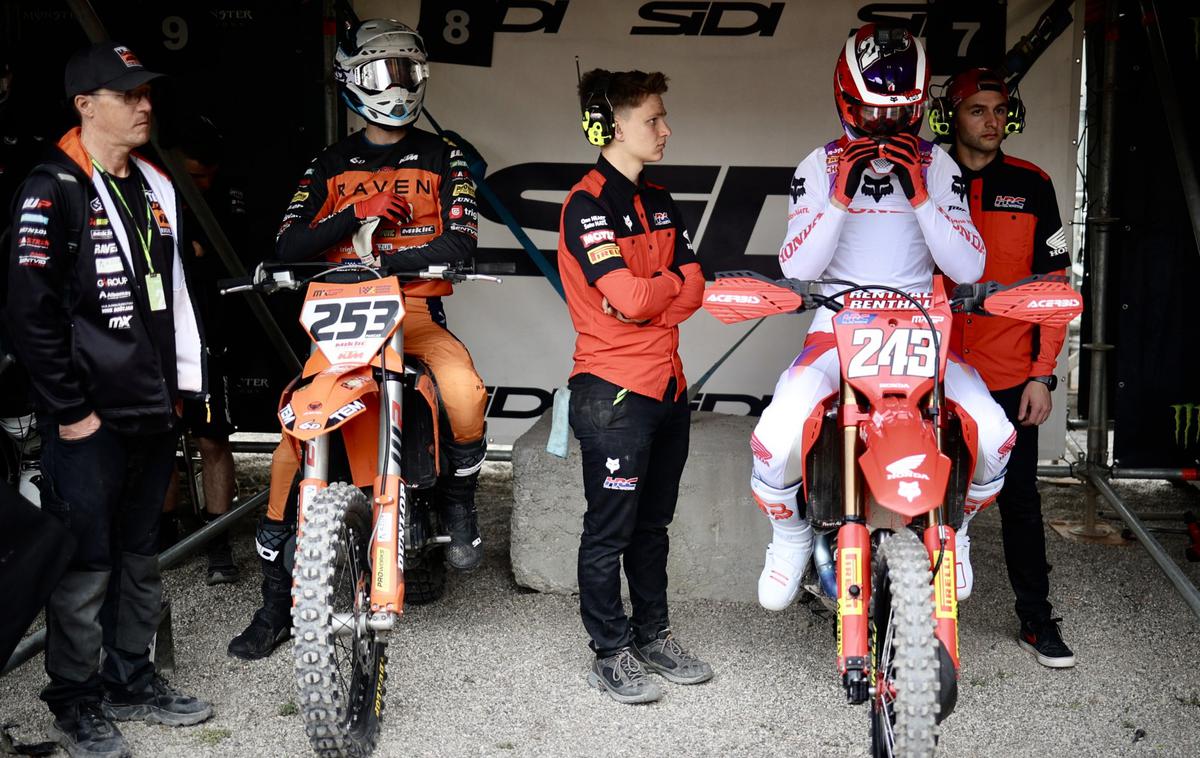 Jan Pancar Tim Gajser Trentino | Jan Pancar se je poškodoval preteklo soboto, Tim Gajser pa je zaradi "velikonočne" poškodbe izpustil kar devet dirk. | Foto Daniel Novakovič/STA
