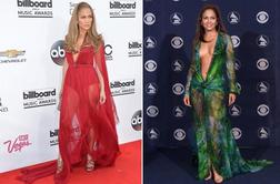Jennifer Lopez se vedno znova vrača k dekoltirani obleki