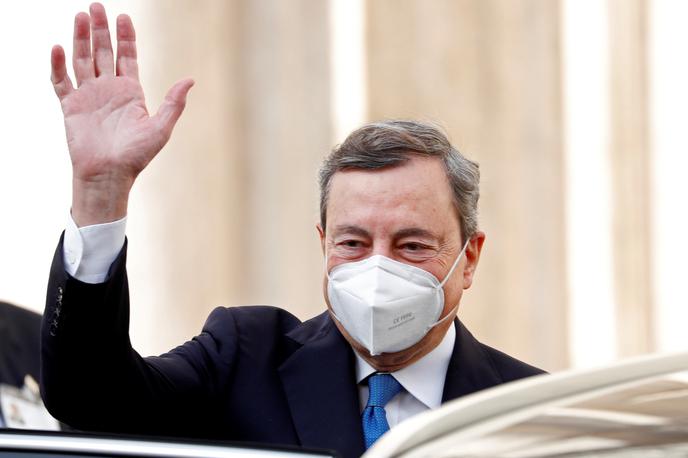 Mario Draghi | Nekdanji predsednik ECB Mario Draghi je začel pogovore o oblikovanju nove italijanske vlade. | Foto Reuters