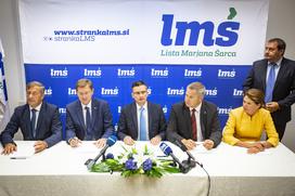 podpisali koalicijski sporazum o sodelovanju v vladi v mandatu 2018-2022 pod vodstvom prvaka LMŠ Marjana Šarca.