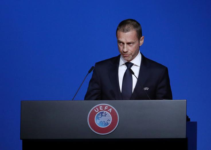Uefa je včeraj sporočila, da je svojim 55 državam članicam namenila plačilo skupno 236,5 milijona evrov za pomoč pri težavah, povezanih s pandemijo novega koronavirusa. | Foto: Reuters