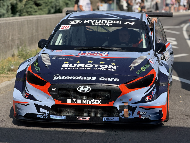 Anže Dovjak (hyundai i30 TCR) je drugič zmagal na gorski dirki za DP. | Foto: Gregor Pavšič