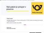 Pošta Slovenije prevara